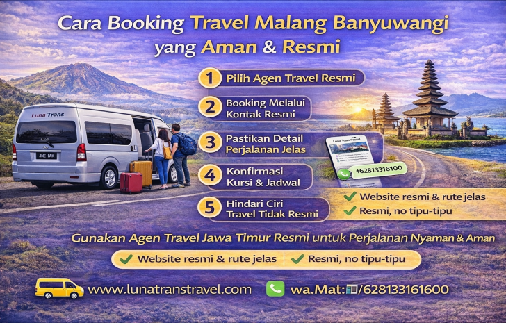 Cara Booking Travel Malang Banyuwangi yang Aman & Resmi