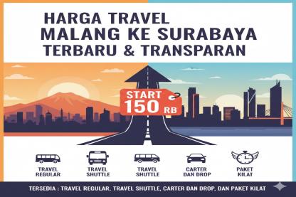 Harga Travel Malang ke Surabaya Terbaru & Transparan
